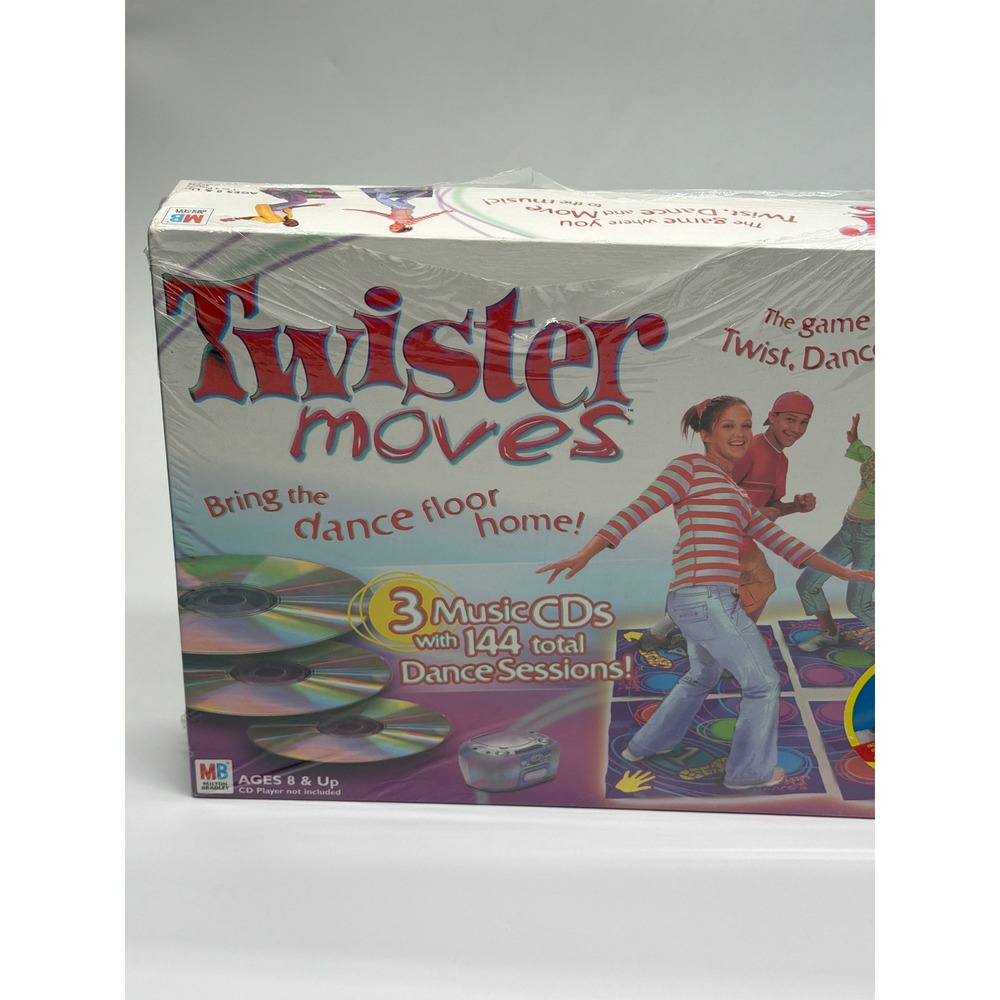 Milton Bradley Twister Moves Board Game 2003 New Sealed Aaron Nick Carter 40908 - Picture 2 of 7